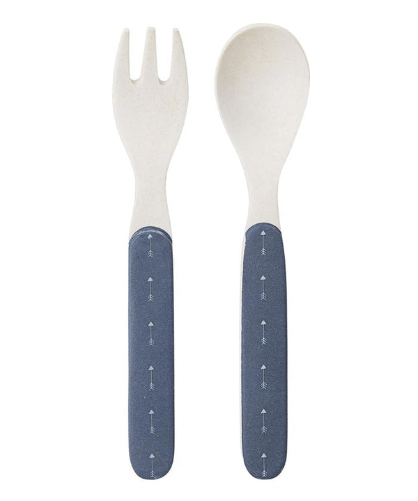 Cutlery set Bamboo - blue